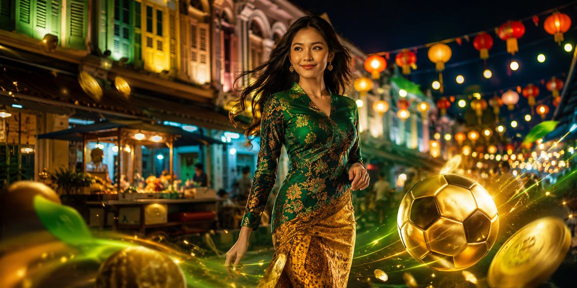 Suasana kasino hiburan Pulau Pinang dengan elemen batik khas Malaysia