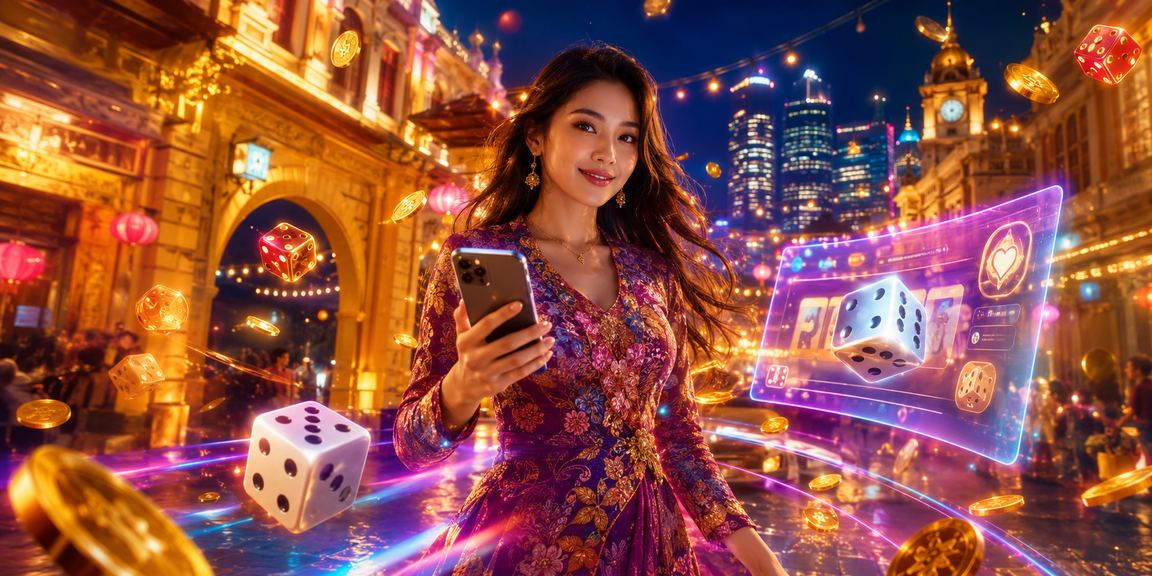 Paparan permainan dadu Seremban menunjukkan odds dan pilihan pertaruhan digital